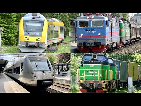 Svenska tåg som tutar del 3 / Compilation of train horns (Sweden) part 3