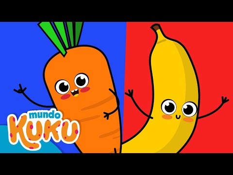 Frutas y Verduras Saludables para Niños - Mundo Kuku Material Educativo