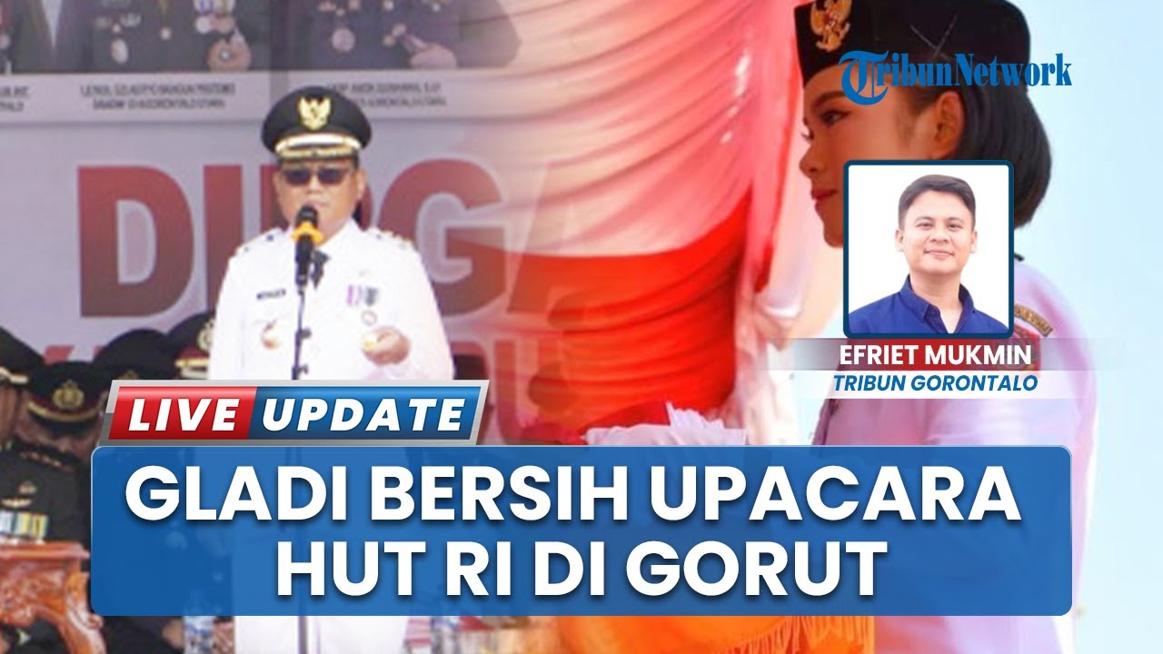 Gladi Bersih HUT RI ke-80 di Gorontalo Utara Dipimpin Bupati, Fokus pada Kelancaran Upacara & Musik