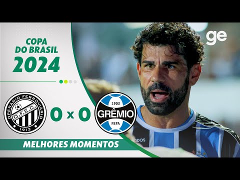 Gols e lances de Operário x Grêmio