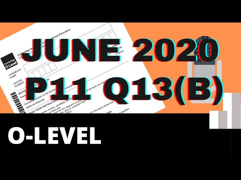 O Level Math D June 2020 Paper 11 Question 13(b) - Percentage Question