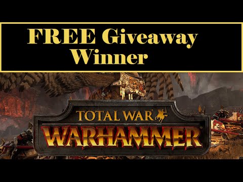Total War : Warhammer Giveaway WINNER