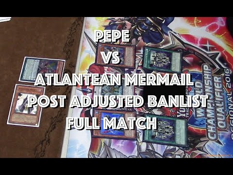 Yu-Gi-Oh Dark  PePe Vs Atlantean Mermail - Full Match (Post Adjusted Ban List)