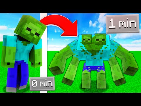Minecraft, Maar Elke Minuut Worden Monsters Sterker!😱