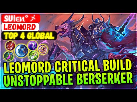 Leomord Critical Build, Unstoppable Berserker [ Top Global Leomord ] s̶u̶ɪϵͷ°メ - Mobile Legends
