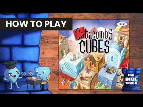 Catacombs Cubes Board Game - How to Play. With Stella and Tarrant