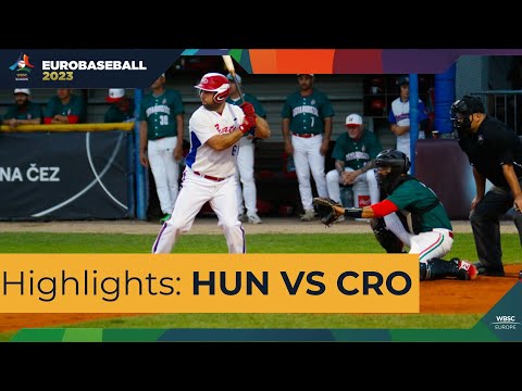 26 EuroBaseball 2023: Highlights Hungary VS Croatia