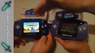 Ultimate China Clone GBA \\\ VS. /// Original Nintendo Game Boy Advance LCD Display Handheld