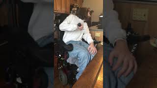 preview picture of video 'Handicapped disABLED C@ trying to sprinkle salt '