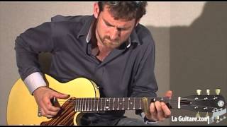 Daddy Mojo Stringed Instruments - Yellow Pinto - Montreal Guitar Show 2012 by Brice Delage