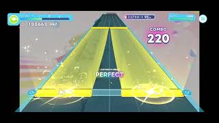 音ゲー初心者が恋愛サーキュレーション(ホロライブ4期生の角巻わためさんcover)をフルコンボを狙った結果…　難易度は普通で速さは9,50