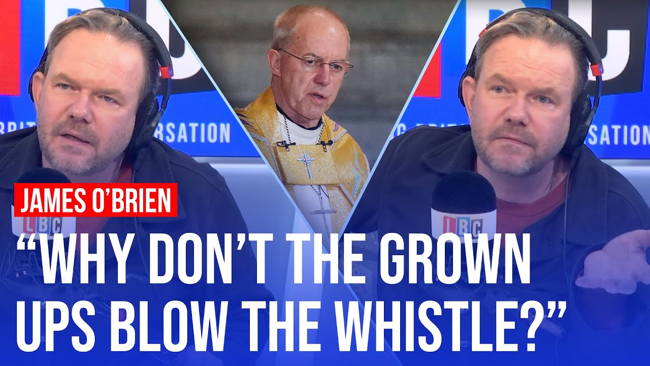 James O'Brien discusses why the Archbishop of Canterbury failed to address child abuse scandal | LBC