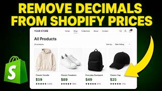 How to Remove Decimals From Shopify Prices (FAST & EASY)