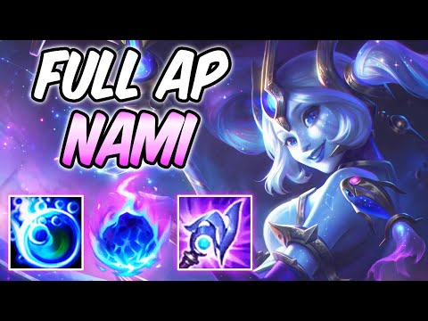FULL AP NAMI MID COSMIC BURST | New Build & Runes | League of Legends