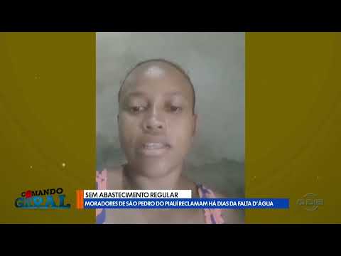 Moradores de São Pedro do Piauí reclamam de falta d’água 13 10 2025