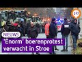 Boerenprotest vindt plaats in het Gelderse Stroe