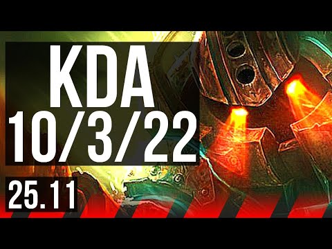 NAUTILUS vs ORNN (TOP) | 10/3/22, 37k DMG, Dominating | KR Diamond | 25.11