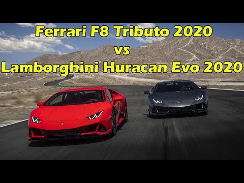2020 Ferrari F8 Tributo vs  2020 Lamborghini Huracan Evo