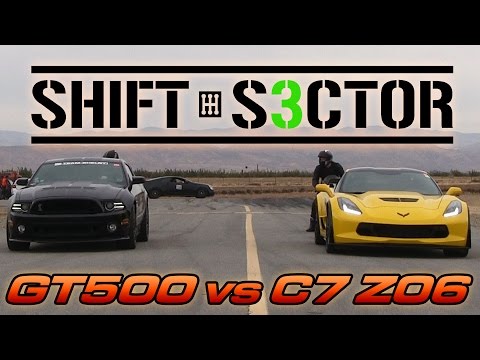 C7 Z06 vs '14 GT500