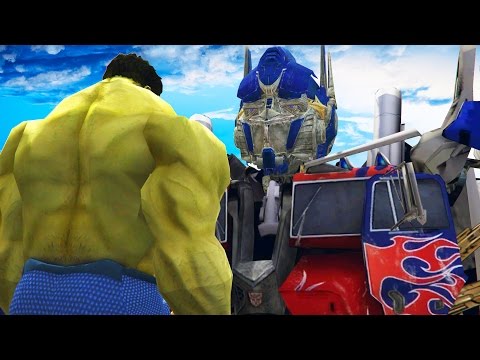 THE HULK VS OPTIMUS PRIME (Transformers) - EPIC BATTLE Video