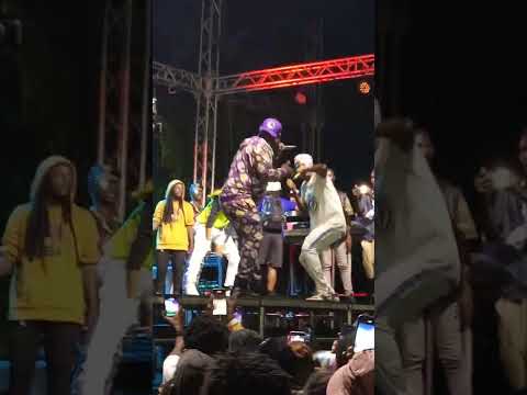 Kao Denero Performing "Ghetto Struggle" ft. Busy Signal Live At All Face Value Freetown🇸🇱