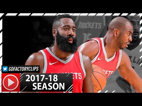 James Harden & Chris Paul Full PS Highlights vs Grizzlies (2017.10.11) - TOO SICK!