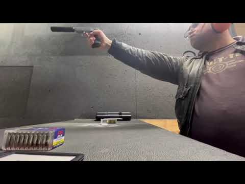 Walther PPK/s 22LR Suppressed Sparrow SilencerCo Pistol Suppressor