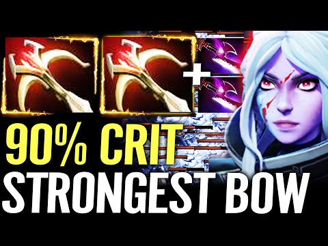 🔥 90% Crit Chance WTF 2x Daedalus + Silver Edge Drow Ranger — How to Cancer Strongest Bow Dota 2 Pro
