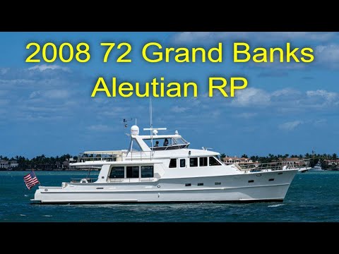 Grand banks 72 Aleutian RP 2008 "Oslofjord" trawler yacht tour with Steve Fithian