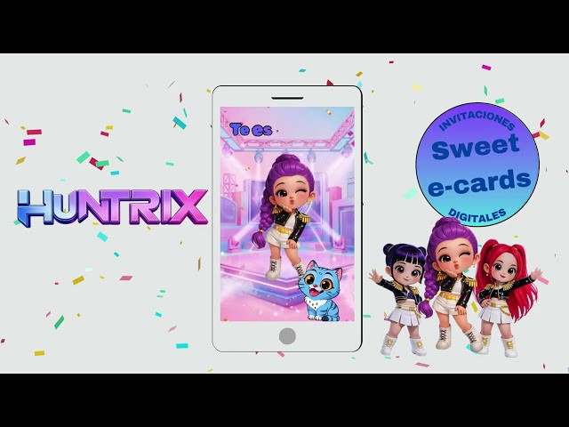 Vídeo relacionado con Kit de 12 tarjetas de invitación de cumpleaños K-pop con 12 sobres y 12 pegatinas, tarjeta de invitación de cumpleaños para niños, niñas, niños, adultos, tema de neón Kpop