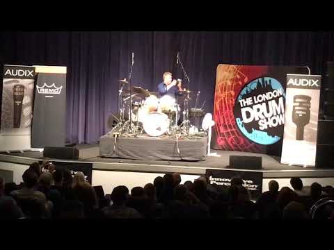 John ‘JR’ Robinson performs ‘Crazy’ at London Drum Show 2018