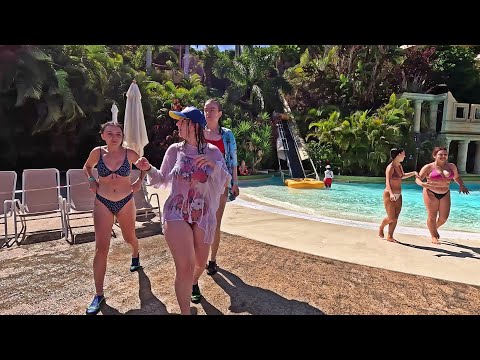 Patong Rapids Water Slide at Siam Park, Tenerife, Spain