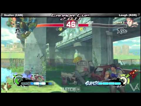 Canada Cup Gaming 2011 SSF4 AE Snafoo CAN vs Laugh KOR