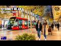 Sydney CBD Walk City Central Winter Walk 4K