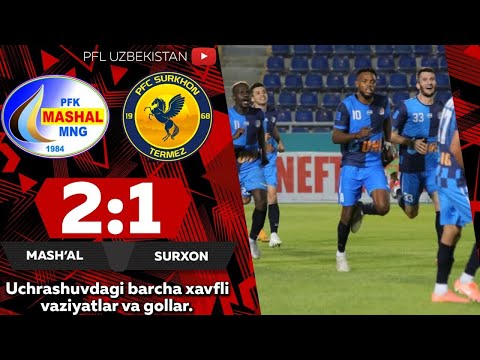 Coca-Cola Superliga. 13-tur MASH'AL — SURXON 2:1