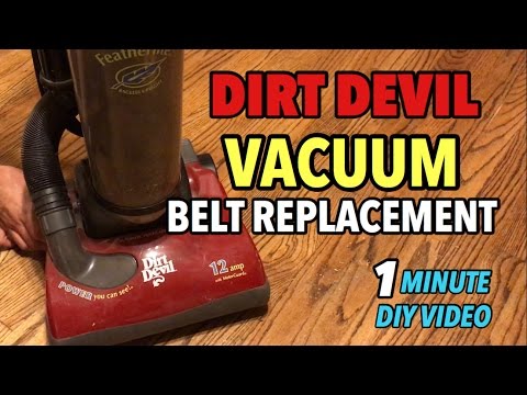 Vacuum Belt Replacement - 1 Minute DIY Video
