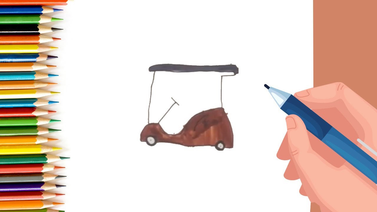 How to Draw Golf Car