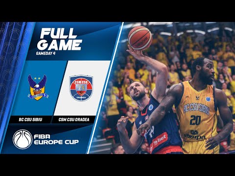BC CSU Sibiu v CSM CSU Oradea - Full Game - FIBA Europe Cup 2019-20