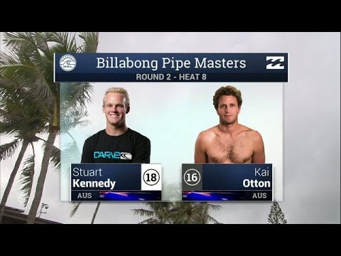 Stuart Kennady vs. Kai Otton - Round Two, Heat 8 - 2016 Billabong Pipe Masters