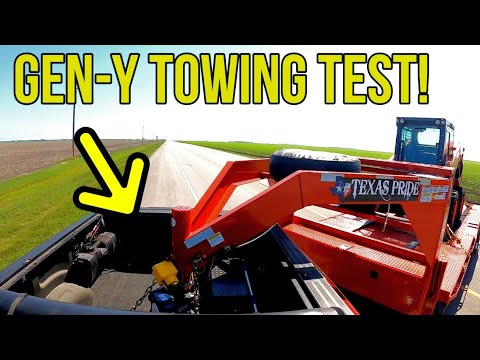 Tow Testing the GEN-Y Spartan Gooseneck Coupler at Ewald Kubota!
