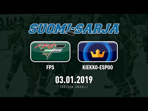 SUOMI-SARJA 2019-2020: 03.01.2020 FPS - K-Espoo 1-6