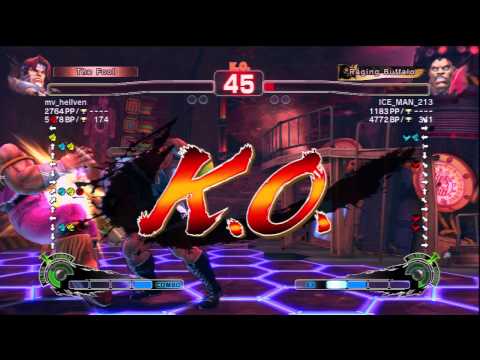 mv_hellven (T.Hawk) Vs ICE_MAN_213 (Balrog) SSF4 AE Ranked Matches - PSN