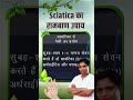 सायटिका ठीक करने का रामबाण उपाय Acharya Balkrish