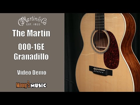Обзор электроакустической гитары Martin 000-16E