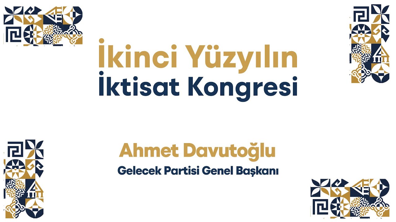 Millet İttifakı Buluşması: Gelecek Partisi Genel Başkanı Ahmet Davutoğlu