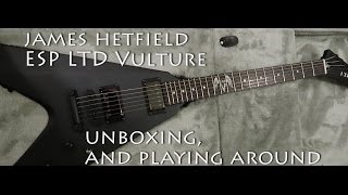 Video thumbnail for James Hetfield Vulture ESP LTD Guitar by Rudy Gardea