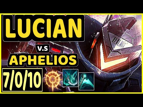 BRTT (LUCIAN) vs APHELIOS - 7/0/10 KDA BOTTOM ADC CHALLENGER GAMEPLAY - BR