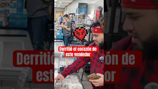 Derritió el corazón de este vendedor