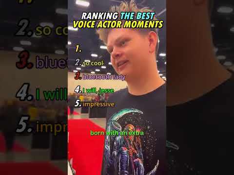 Ranking The BEST Voice Actor Moments😂😂#shorts