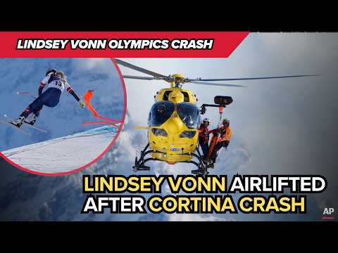 REACTION: Lindsey Vonn Crashes Seconds Into Cortina Women’s Downhill
